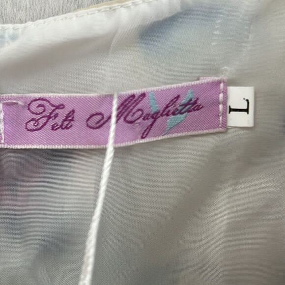 NWT FELT MAGLIETTA BUTTERFLY DETAIL SIZE L - Picture 6 of 11